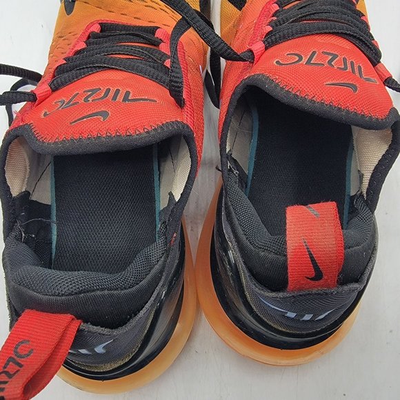 Nike Air Max 270 Mens 9.5 Sunset Red Orange Running Shoes Athletic DQ7625-600 main image 11